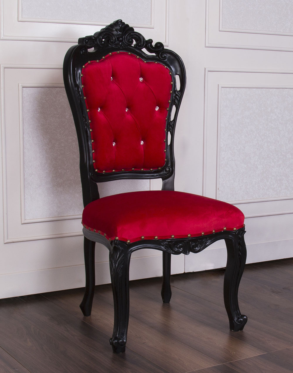 Black & Red ANUBIS Dining Chair